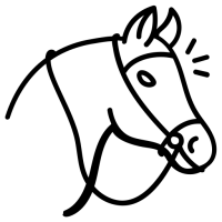 pictogramme d'un cheval