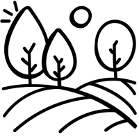 pictogramme d'une prairie